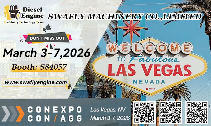 Undhangan menyang mesin Swafly ing Conexpo-con / AGG 2026 (Las Vegas)