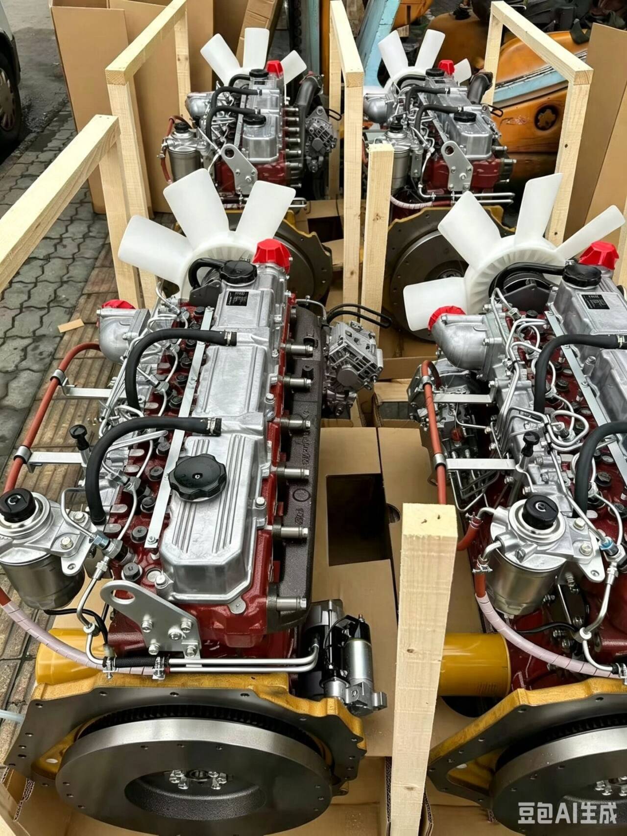 Mesin Diesel Mitsubishi S4S & S6S ing Simpenan — kanggo Forklift, Skid Steers & Sweepers