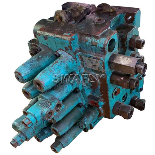 Katup Kontrol Utama Assy kanggo Kobelco SK120-5 SK120-3 SK120